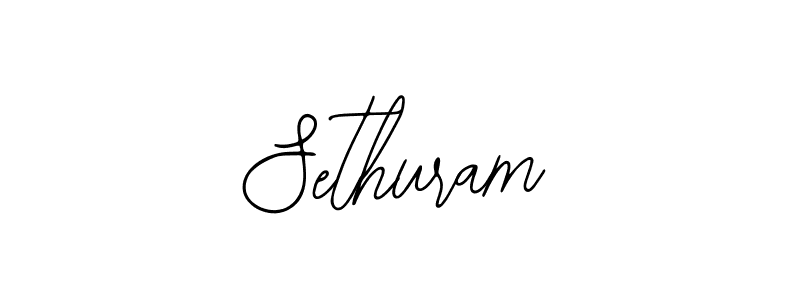 You should practise on your own different ways (Bearetta-2O07w) to write your name (Sethuram) in signature. don't let someone else do it for you. Sethuram signature style 12 images and pictures png