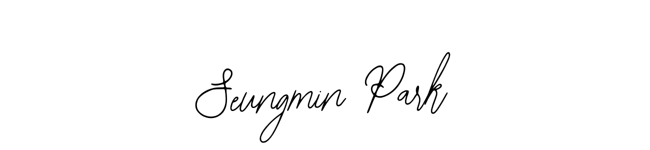 Bearetta-2O07w is a professional signature style that is perfect for those who want to add a touch of class to their signature. It is also a great choice for those who want to make their signature more unique. Get Seungmin Park name to fancy signature for free. Seungmin Park signature style 12 images and pictures png