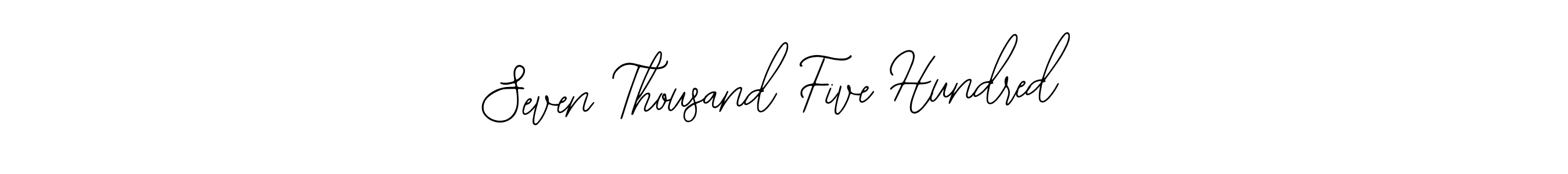 Here are the top 10 professional signature styles for the name Seven Thousand Five Hundred. These are the best autograph styles you can use for your name. Seven Thousand Five Hundred signature style 12 images and pictures png