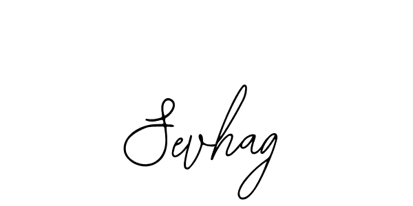 You should practise on your own different ways (Bearetta-2O07w) to write your name (Sevhag) in signature. don't let someone else do it for you. Sevhag signature style 12 images and pictures png