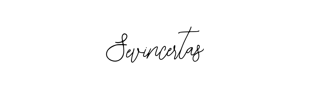 The best way (Bearetta-2O07w) to make a short signature is to pick only two or three words in your name. The name Sevincertas include a total of six letters. For converting this name. Sevincertas signature style 12 images and pictures png
