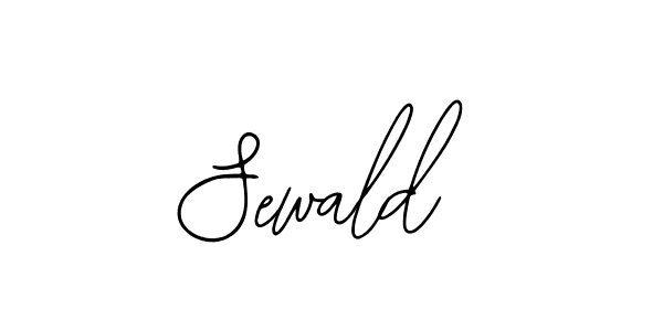 Use a signature maker to create a handwritten signature online. With this signature software, you can design (Bearetta-2O07w) your own signature for name Sewald. Sewald signature style 12 images and pictures png