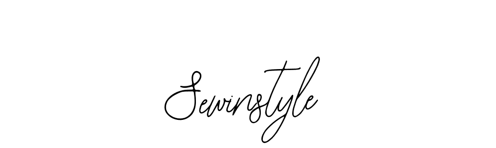 You should practise on your own different ways (Bearetta-2O07w) to write your name (Sewinstyle) in signature. don't let someone else do it for you. Sewinstyle signature style 12 images and pictures png
