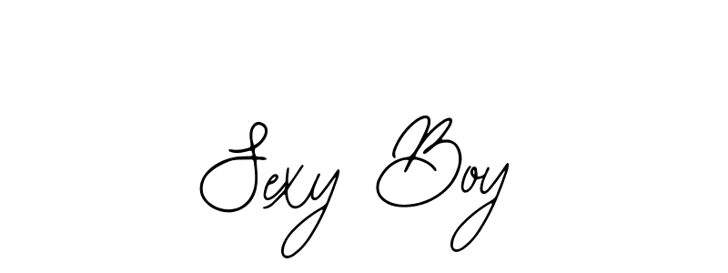 How to make Sexy Boy signature? Bearetta-2O07w is a professional autograph style. Create handwritten signature for Sexy Boy name. Sexy Boy signature style 12 images and pictures png