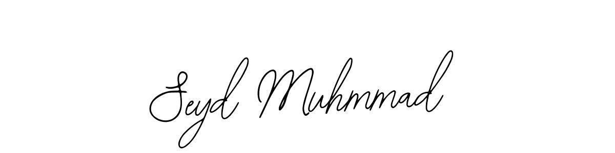 The best way (Bearetta-2O07w) to make a short signature is to pick only two or three words in your name. The name Seyd Muhmmad include a total of six letters. For converting this name. Seyd Muhmmad signature style 12 images and pictures png