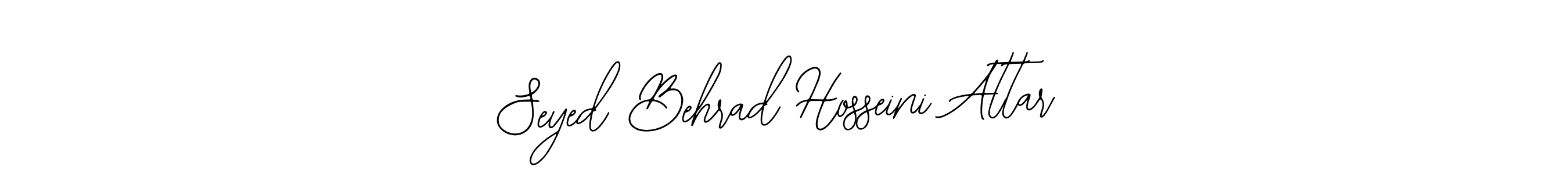 Create a beautiful signature design for name Seyed Behrad Hosseini Attar. With this signature (Bearetta-2O07w) fonts, you can make a handwritten signature for free. Seyed Behrad Hosseini Attar signature style 12 images and pictures png