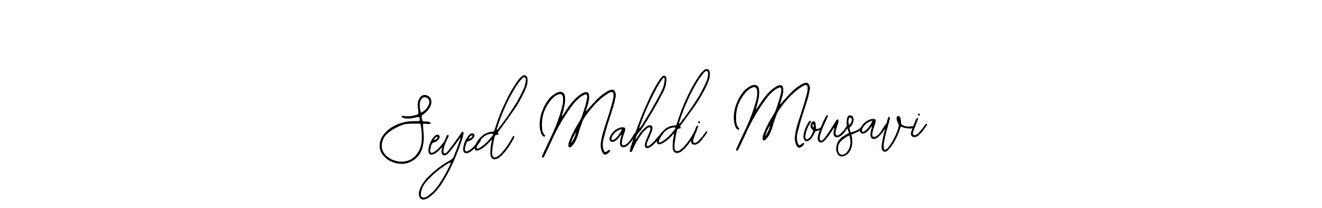 Also we have Seyed Mahdi Mousavi name is the best signature style. Create professional handwritten signature collection using Bearetta-2O07w autograph style. Seyed Mahdi Mousavi signature style 12 images and pictures png