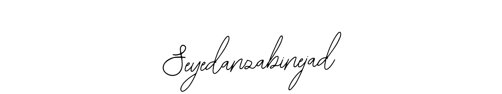 How to Draw Seyedanzabinejad signature style? Bearetta-2O07w is a latest design signature styles for name Seyedanzabinejad. Seyedanzabinejad signature style 12 images and pictures png