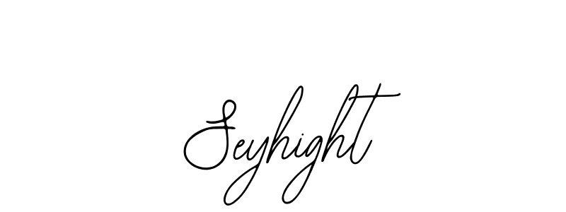 How to make Seyhight signature? Bearetta-2O07w is a professional autograph style. Create handwritten signature for Seyhight name. Seyhight signature style 12 images and pictures png