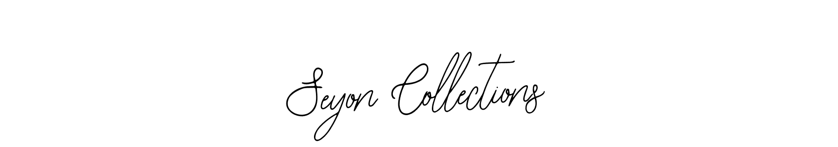 Make a beautiful signature design for name Seyon Collections. With this signature (Bearetta-2O07w) style, you can create a handwritten signature for free. Seyon Collections signature style 12 images and pictures png