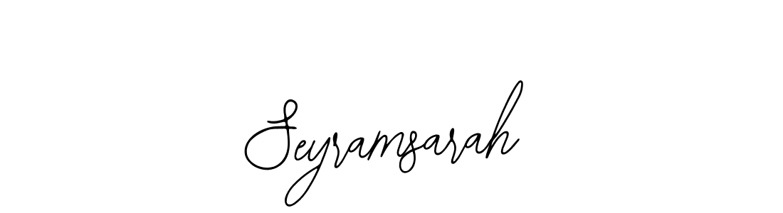 You can use this online signature creator to create a handwritten signature for the name Seyramsarah. This is the best online autograph maker. Seyramsarah signature style 12 images and pictures png