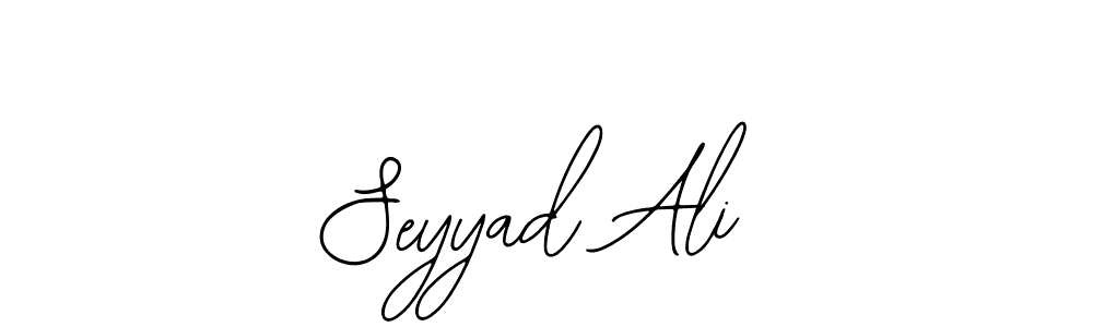 Create a beautiful signature design for name Seyyad Ali. With this signature (Bearetta-2O07w) fonts, you can make a handwritten signature for free. Seyyad Ali signature style 12 images and pictures png