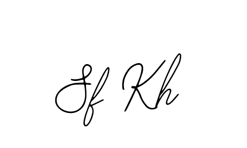 Sf Kh stylish signature style. Best Handwritten Sign (Bearetta-2O07w) for my name. Handwritten Signature Collection Ideas for my name Sf Kh. Sf Kh signature style 12 images and pictures png