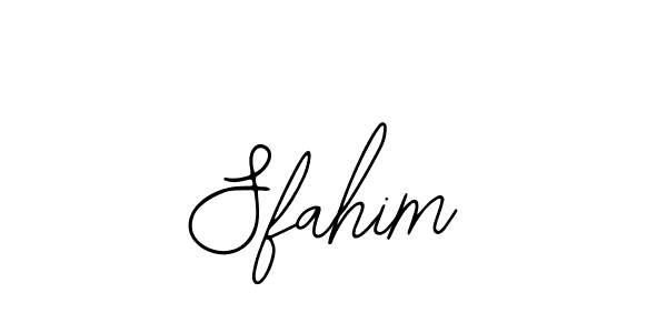 Sfahim stylish signature style. Best Handwritten Sign (Bearetta-2O07w) for my name. Handwritten Signature Collection Ideas for my name Sfahim. Sfahim signature style 12 images and pictures png
