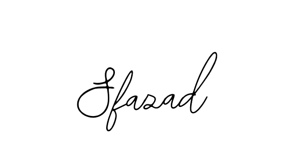 Design your own signature with our free online signature maker. With this signature software, you can create a handwritten (Bearetta-2O07w) signature for name Sfazad. Sfazad signature style 12 images and pictures png