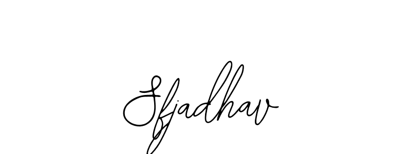 Use a signature maker to create a handwritten signature online. With this signature software, you can design (Bearetta-2O07w) your own signature for name Sfjadhav. Sfjadhav signature style 12 images and pictures png