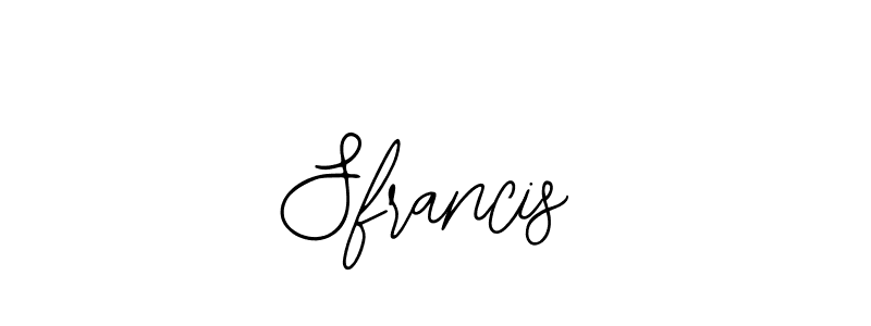 Make a beautiful signature design for name Sfrancis. Use this online signature maker to create a handwritten signature for free. Sfrancis signature style 12 images and pictures png