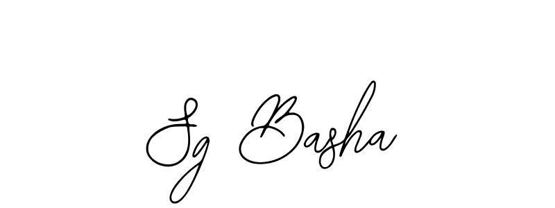 Also You can easily find your signature by using the search form. We will create Sg Basha name handwritten signature images for you free of cost using Bearetta-2O07w sign style. Sg Basha signature style 12 images and pictures png