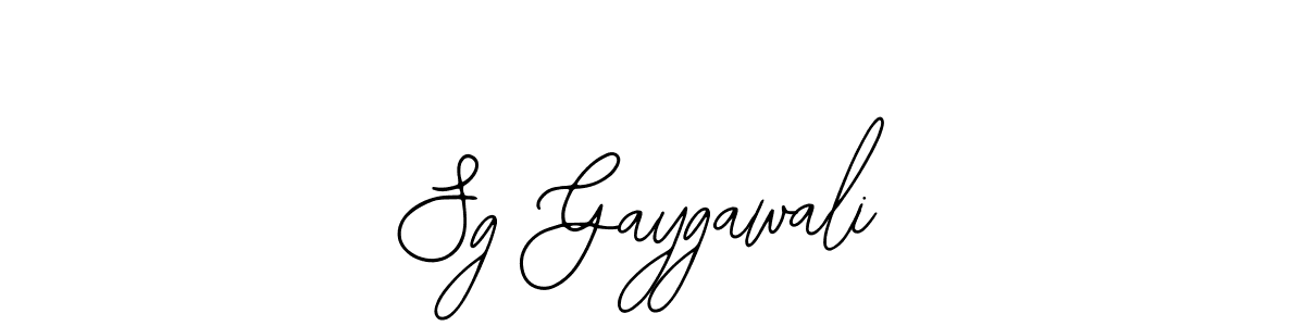 How to make Sg Gaygawali signature? Bearetta-2O07w is a professional autograph style. Create handwritten signature for Sg Gaygawali name. Sg Gaygawali signature style 12 images and pictures png