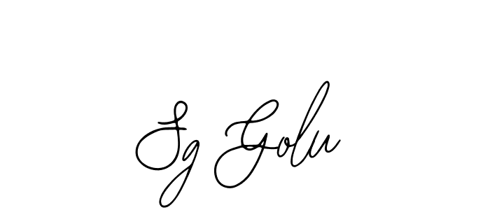 Make a beautiful signature design for name Sg Golu. With this signature (Bearetta-2O07w) style, you can create a handwritten signature for free. Sg Golu signature style 12 images and pictures png