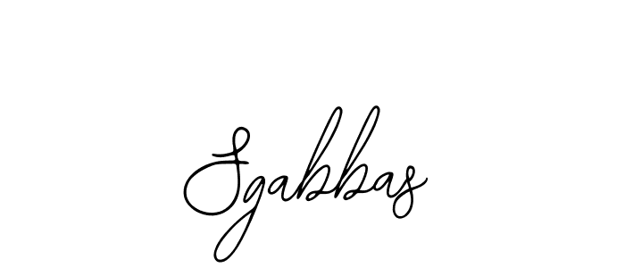 Sgabbas stylish signature style. Best Handwritten Sign (Bearetta-2O07w) for my name. Handwritten Signature Collection Ideas for my name Sgabbas. Sgabbas signature style 12 images and pictures png