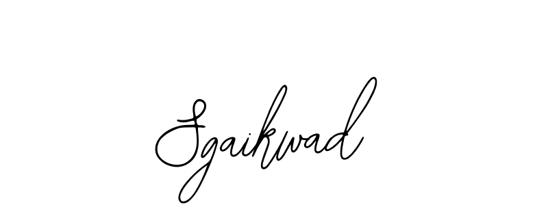 Create a beautiful signature design for name Sgaikwad. With this signature (Bearetta-2O07w) fonts, you can make a handwritten signature for free. Sgaikwad signature style 12 images and pictures png