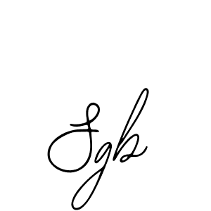 How to make Sgb signature? Bearetta-2O07w is a professional autograph style. Create handwritten signature for Sgb name. Sgb signature style 12 images and pictures png