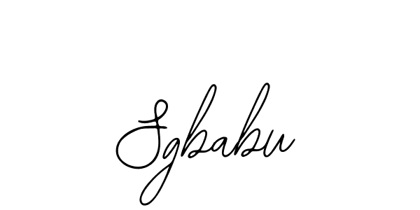 See photos of Sgbabu official signature by Spectra . Check more albums & portfolios. Read reviews & check more about Bearetta-2O07w font. Sgbabu signature style 12 images and pictures png