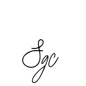 How to make Sgc name signature. Use Bearetta-2O07w style for creating short signs online. This is the latest handwritten sign. Sgc signature style 12 images and pictures png