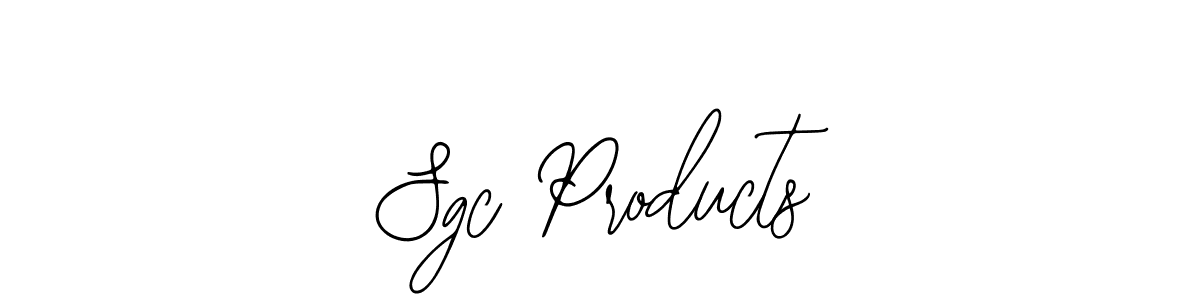 Use a signature maker to create a handwritten signature online. With this signature software, you can design (Bearetta-2O07w) your own signature for name Sgc Products. Sgc Products signature style 12 images and pictures png