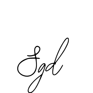 Design your own signature with our free online signature maker. With this signature software, you can create a handwritten (Bearetta-2O07w) signature for name Sgd. Sgd signature style 12 images and pictures png