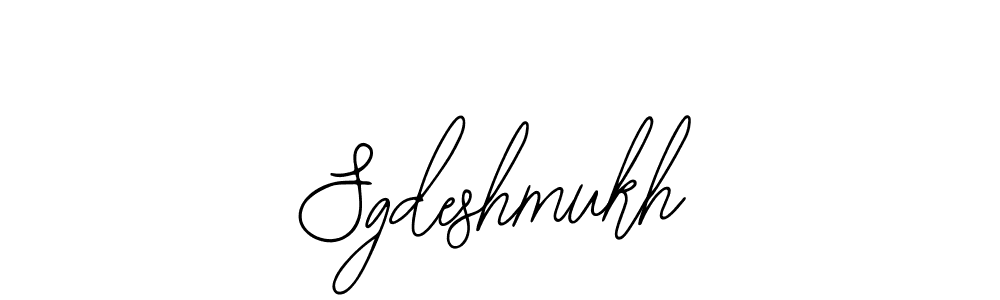 if you are searching for the best signature style for your name Sgdeshmukh. so please give up your signature search. here we have designed multiple signature styles  using Bearetta-2O07w. Sgdeshmukh signature style 12 images and pictures png