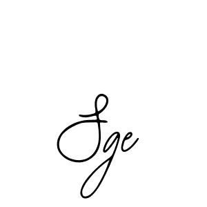Also we have Sge name is the best signature style. Create professional handwritten signature collection using Bearetta-2O07w autograph style. Sge signature style 12 images and pictures png