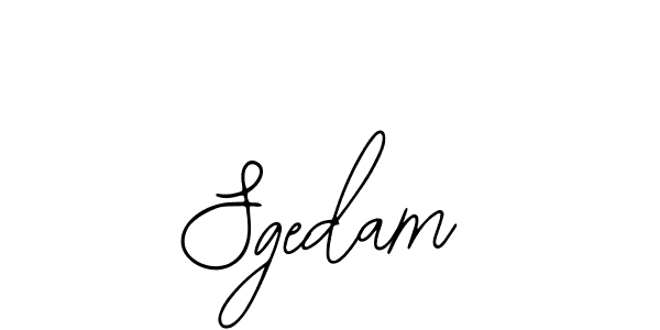 Make a beautiful signature design for name Sgedam. With this signature (Bearetta-2O07w) style, you can create a handwritten signature for free. Sgedam signature style 12 images and pictures png