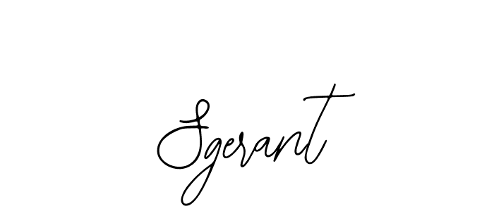Best and Professional Signature Style for Sgerant. Bearetta-2O07w Best Signature Style Collection. Sgerant signature style 12 images and pictures png