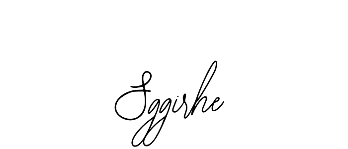 The best way (Bearetta-2O07w) to make a short signature is to pick only two or three words in your name. The name Sggirhe include a total of six letters. For converting this name. Sggirhe signature style 12 images and pictures png