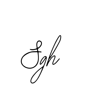 How to Draw Sgh signature style? Bearetta-2O07w is a latest design signature styles for name Sgh. Sgh signature style 12 images and pictures png