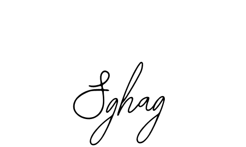 How to make Sghag signature? Bearetta-2O07w is a professional autograph style. Create handwritten signature for Sghag name. Sghag signature style 12 images and pictures png