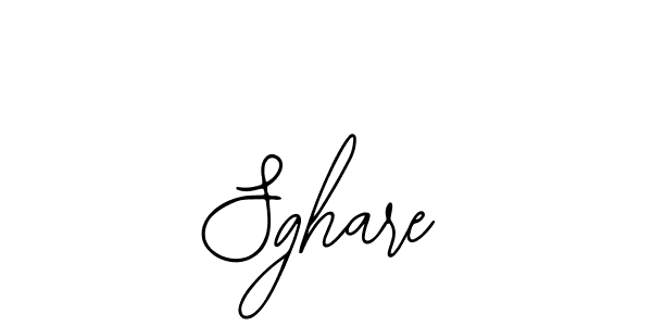 Sghare stylish signature style. Best Handwritten Sign (Bearetta-2O07w) for my name. Handwritten Signature Collection Ideas for my name Sghare. Sghare signature style 12 images and pictures png