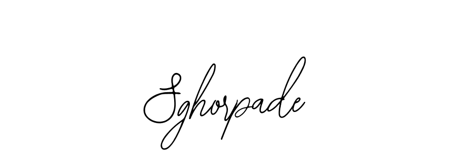 How to Draw Sghorpade signature style? Bearetta-2O07w is a latest design signature styles for name Sghorpade. Sghorpade signature style 12 images and pictures png
