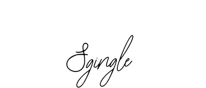 Also You can easily find your signature by using the search form. We will create Sgingle name handwritten signature images for you free of cost using Bearetta-2O07w sign style. Sgingle signature style 12 images and pictures png