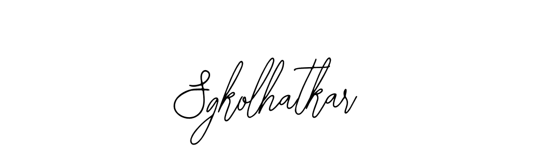 Similarly Bearetta-2O07w is the best handwritten signature design. Signature creator online .You can use it as an online autograph creator for name Sgkolhatkar. Sgkolhatkar signature style 12 images and pictures png