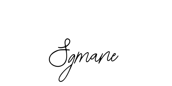 How to make Sgmane name signature. Use Bearetta-2O07w style for creating short signs online. This is the latest handwritten sign. Sgmane signature style 12 images and pictures png