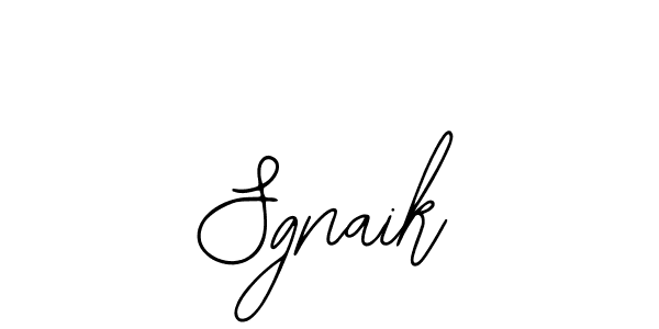 Create a beautiful signature design for name Sgnaik. With this signature (Bearetta-2O07w) fonts, you can make a handwritten signature for free. Sgnaik signature style 12 images and pictures png
