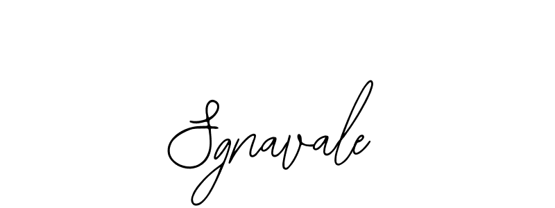 How to make Sgnavale signature? Bearetta-2O07w is a professional autograph style. Create handwritten signature for Sgnavale name. Sgnavale signature style 12 images and pictures png