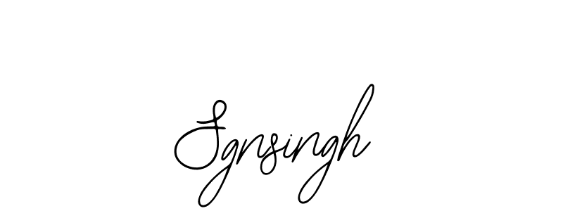 Make a beautiful signature design for name Sgnsingh. With this signature (Bearetta-2O07w) style, you can create a handwritten signature for free. Sgnsingh signature style 12 images and pictures png
