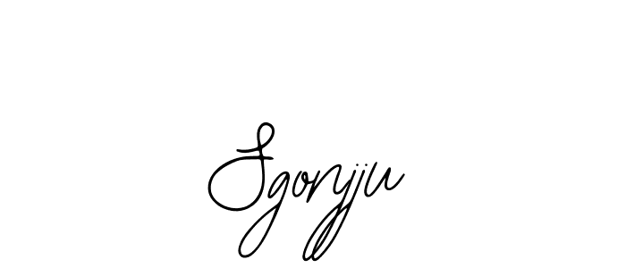 Also we have Sgonjju name is the best signature style. Create professional handwritten signature collection using Bearetta-2O07w autograph style. Sgonjju signature style 12 images and pictures png