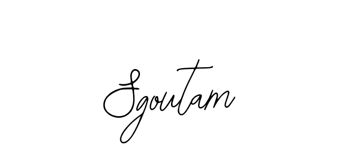 Bearetta-2O07w is a professional signature style that is perfect for those who want to add a touch of class to their signature. It is also a great choice for those who want to make their signature more unique. Get Sgoutam name to fancy signature for free. Sgoutam signature style 12 images and pictures png