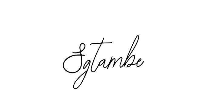 Sgtambe stylish signature style. Best Handwritten Sign (Bearetta-2O07w) for my name. Handwritten Signature Collection Ideas for my name Sgtambe. Sgtambe signature style 12 images and pictures png