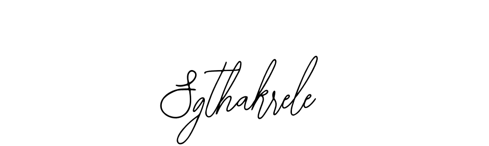 Sgthakrele stylish signature style. Best Handwritten Sign (Bearetta-2O07w) for my name. Handwritten Signature Collection Ideas for my name Sgthakrele. Sgthakrele signature style 12 images and pictures png